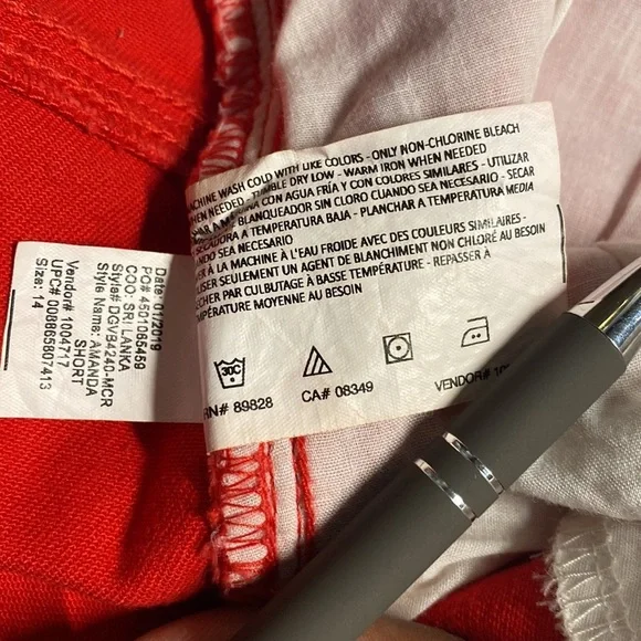 GLORIA VANDERBILT ALL AROUND SLIMMING EFFECT SHORTS SIZE 14 - Picture 4 of 10